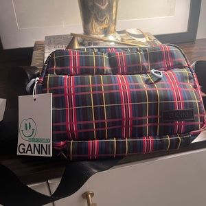 GANNI recycled tech fabric festival crossbody BNWT